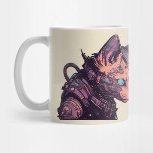 Cyborg Cat Mug